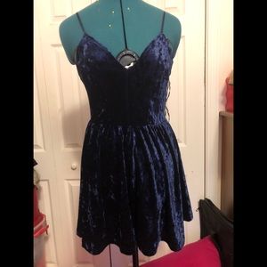 Crushed velvet romper never been worn